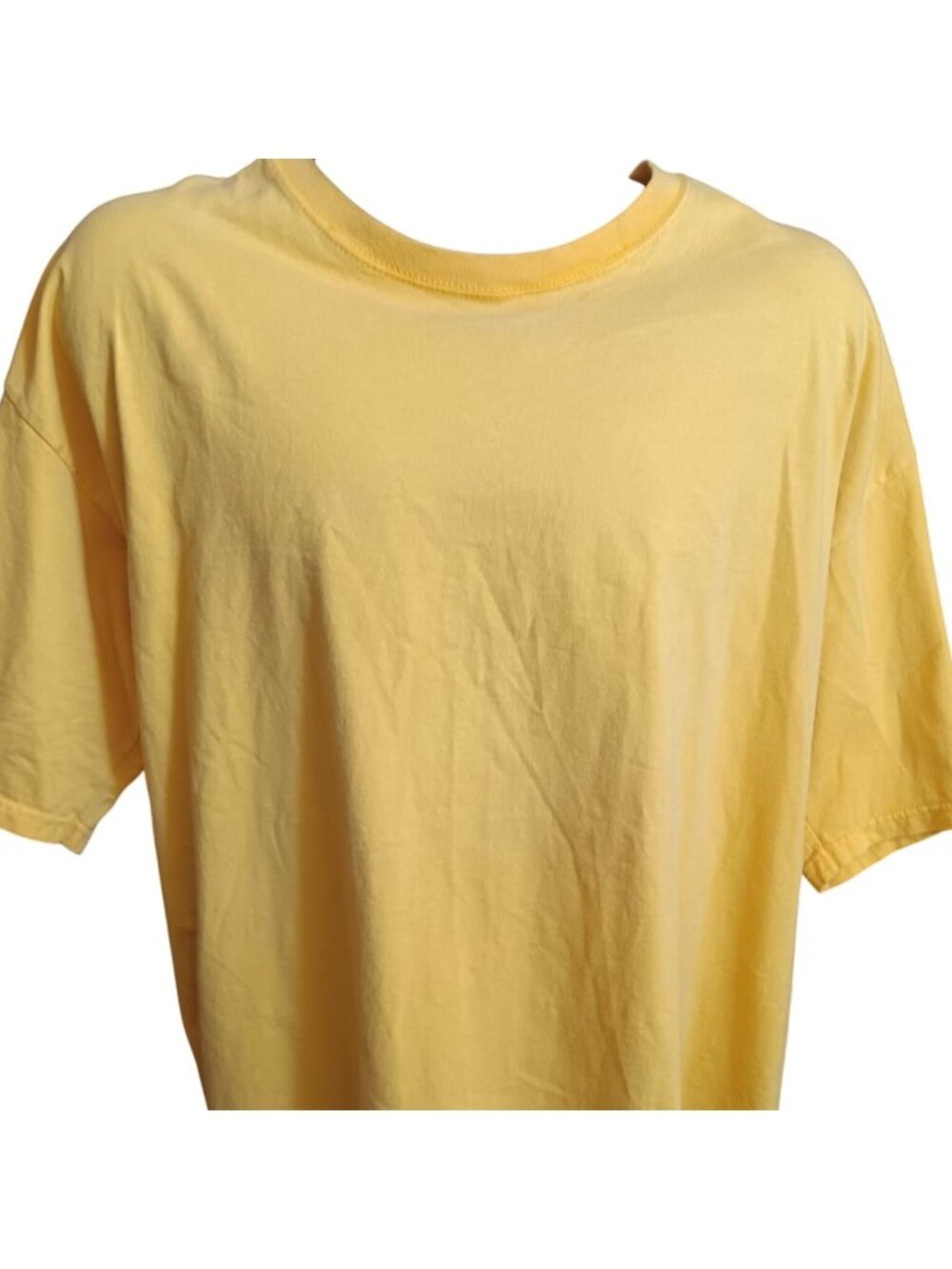Women's T-shirt XL Vintage 90's Yellow Willow Bay Plus Size 18W-20W USA Preppy
